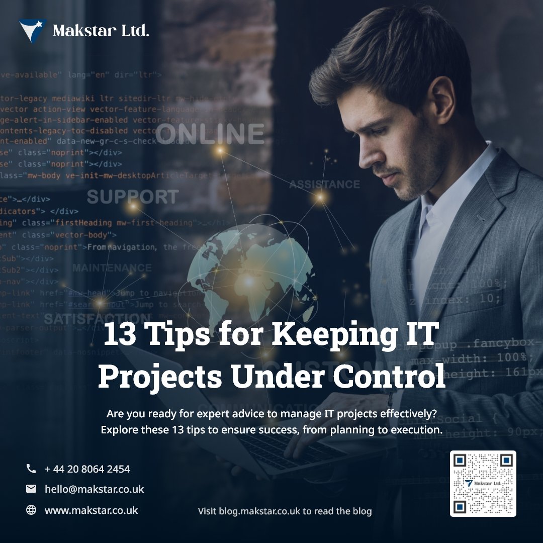 13 Tips for Keeping IT Projects Under Control